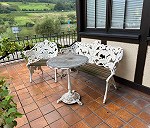 Garden Bench x 1, Garden Chair x 1, Gartentisch x 1