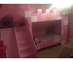 Princess bed with stairs and ladder