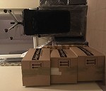 11 Kartonów + Materac + Złorzone na płasko Biurko, Krzesło i Łóżko z IKEA
