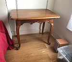 Antique table and chair