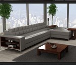 Large corner sofa, Bed frame
