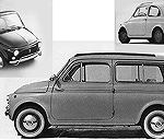 2x Fiat 500 1x Mini
