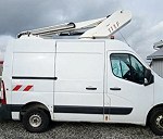 renault master (with basket lift)