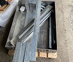 Metal tray (rectangular) x 1, Metal sheet profiles x 10