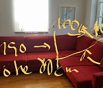 Sofa 4-er x 1, Couch x 1