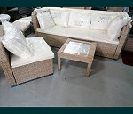 Meble ogrodowe (sofa) x 1, Sessel x 1, Couchtisch x 1