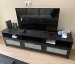 Umzugskisten Ich habe keine Umzugskisten, Ikea Mueble TV Brimnes 180x41x53 cm x 1, Vinson QN-0001BE 